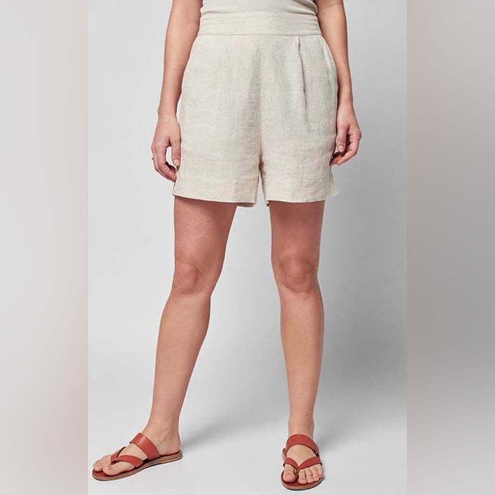 Faherty • sands linen shorts size M